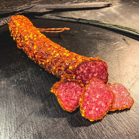 Hirsch Salami extra Chiliflocken