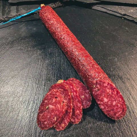 Wildsalami Hirsch und Wildschwein
